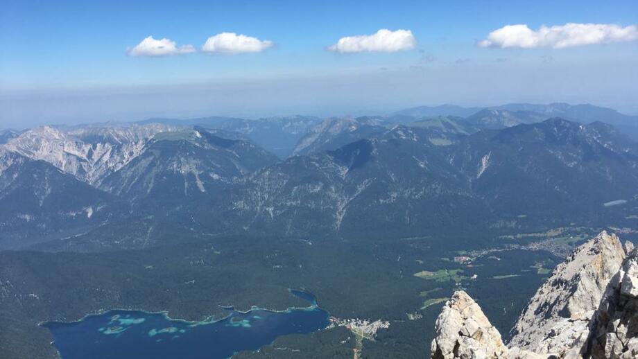 Die Zugspitze, 2962 m an nur einem Tag